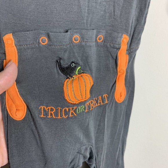Kickee Pants Trick Or Treat Coverall - Picture 6 of 7